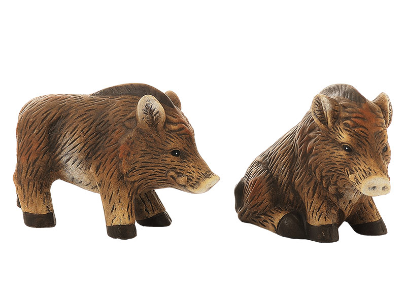 17658 Keramik Wildschwein