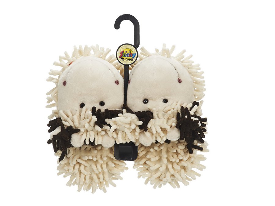 30793 Plüsch Pantoffeln Kuh