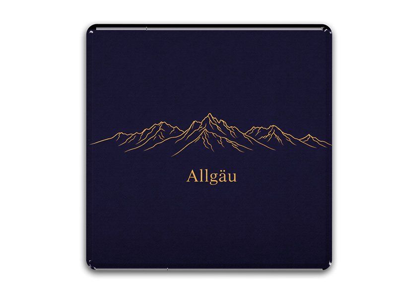 Souvenir Foto Magnet Allgäu 6,5x6,5cm