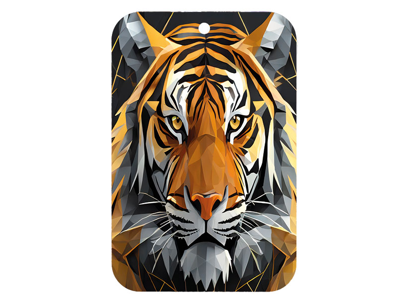 Lufterfrischer Tiger, 3 Düfte sort., 10x6,5cm    Lufterfrischer Tiger, 3 Düfte sort., 10x6,5cm