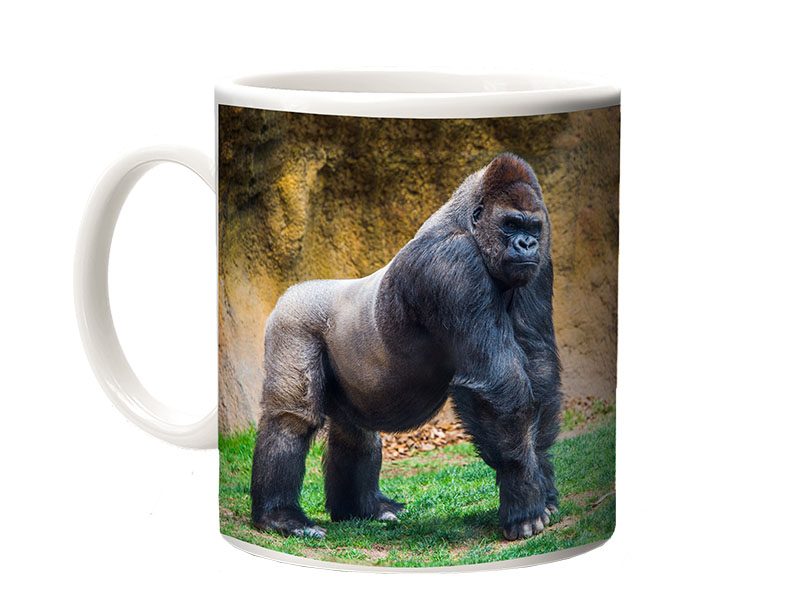 16862-0 Foto Keramik Tasse Gorilla