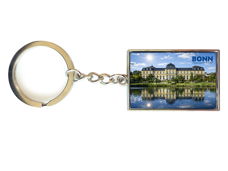 Souvenir Schlüsselanhänger Bonn aus Metall 10x3cm