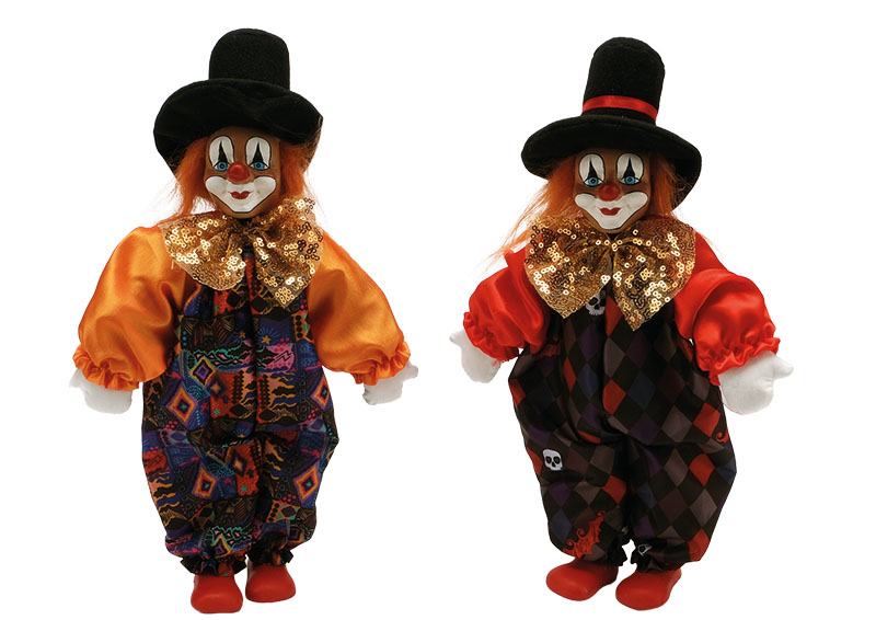 Clown aus Poly 16x6x33cm