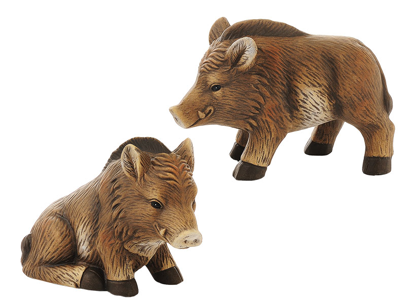 17659 Keramik Wildschwein