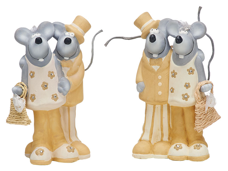 13057 Ker. Brautpaar Maus