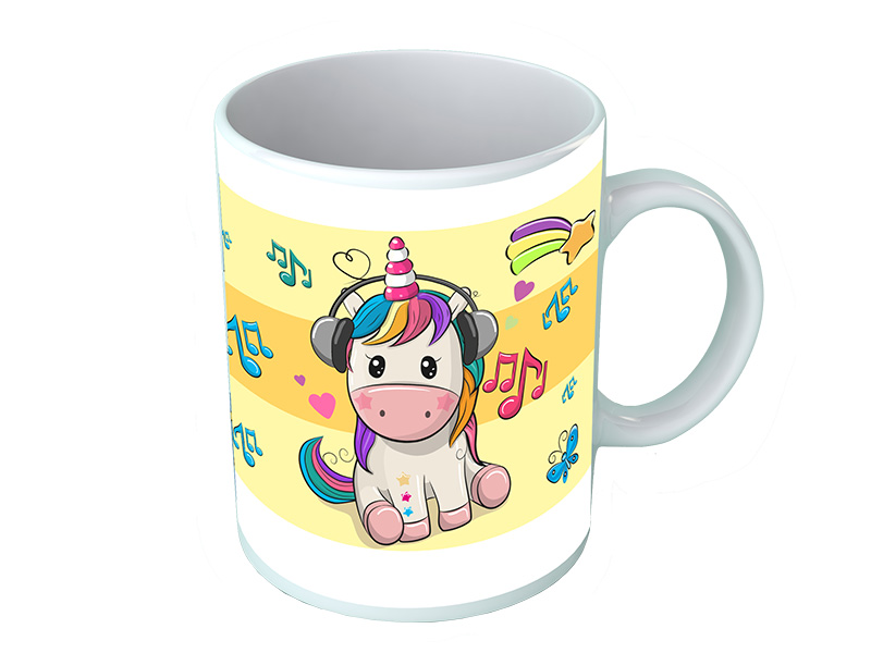 16887-0 Foto Keramik Tasse Einhorn Rockstar