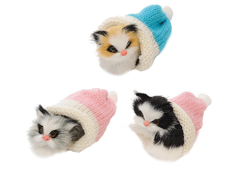 36764 Deko Katze 8cm