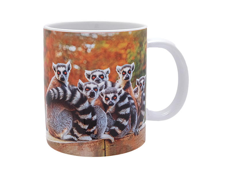 Keramik Foto Tasse lemur