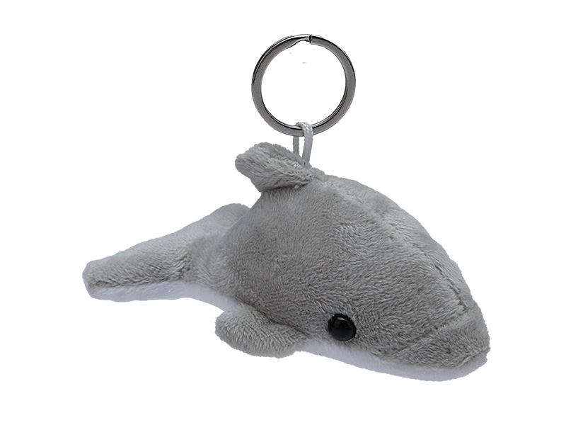 Plüsch Delfin mit Schlüsselanhänger