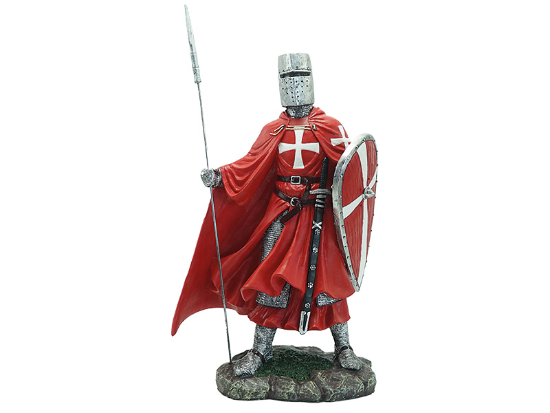 Poly knight red 32x19x60cm