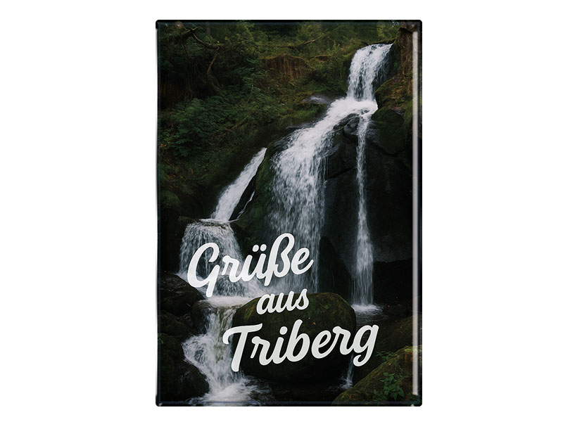 Souvenir Foto Magnet Triberg 9,5x6,5cm Souvenir Foto Magnet Triberg 9,5x6,5cm