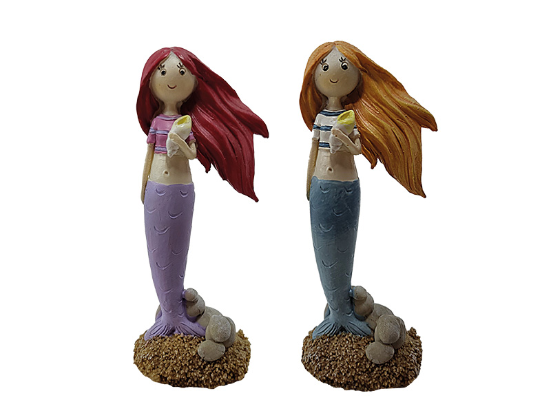 Meerjungfrau aus Poly,  4,5x3,5x10cm    Meerjungfrau aus Poly,  4,5x3,5x10cm