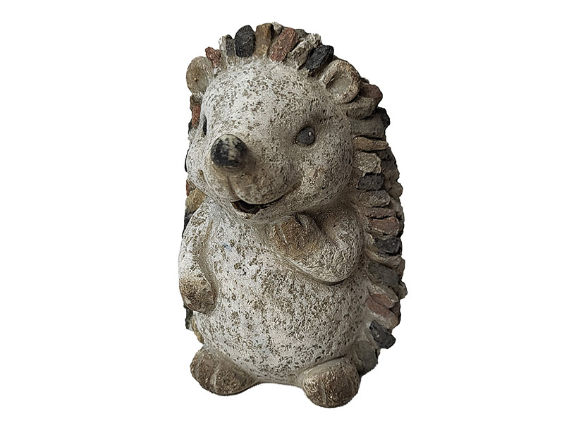 Igel aus Poly in Steinoptik 9x10x14,5cm    Igel aus Poly in Steinoptik 9x10x14,5cm