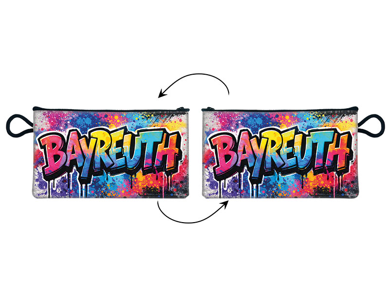 Souvenir Täschchen Bayreuth aus Kunstleder 18x9cm