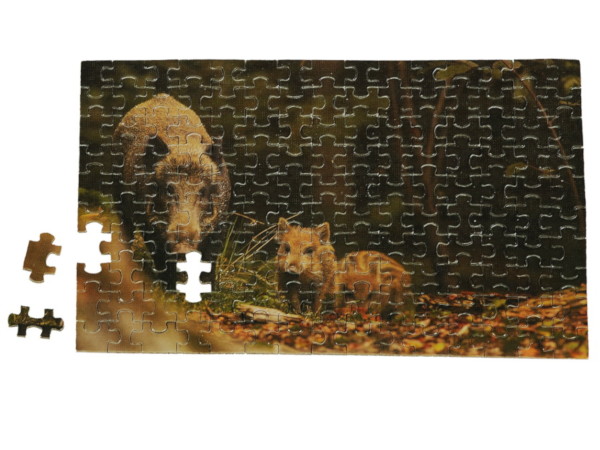 Puzzle Wildschweindesign