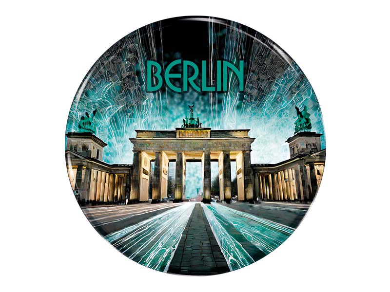Souvenir Foto Magnet rund Berlin Ø7cm Souvenir Foto Magnet rund Berlin Ø7cm