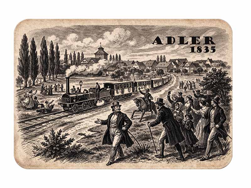 Souvenir Foto Magnet Adler aus Kunststoff 8x5cm