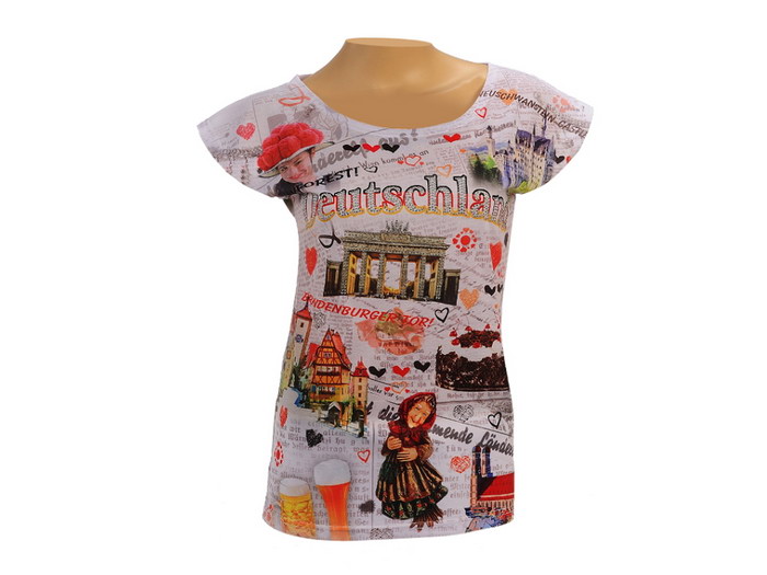 60252-0 T-Shirt Deutschland Design Gr. M