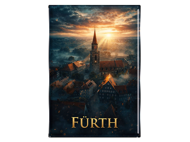 Souvenir Foto Magnet Fürth 8x5,5cm