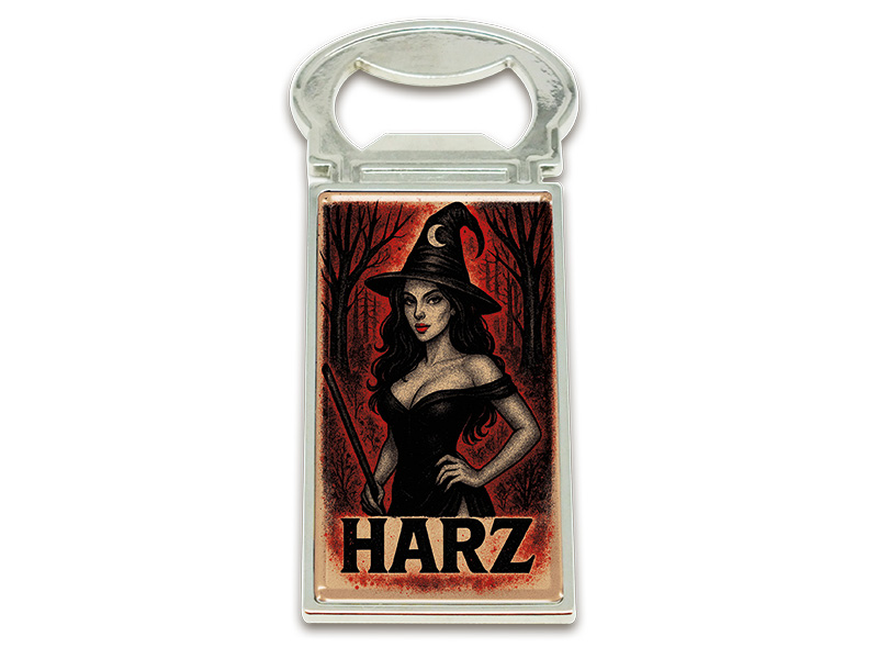 Souvenir Magnet Kapselheber aus Metall Harz 3x9cm Souvenir Magnet Kapselheber aus Metall Harz 3x9cm