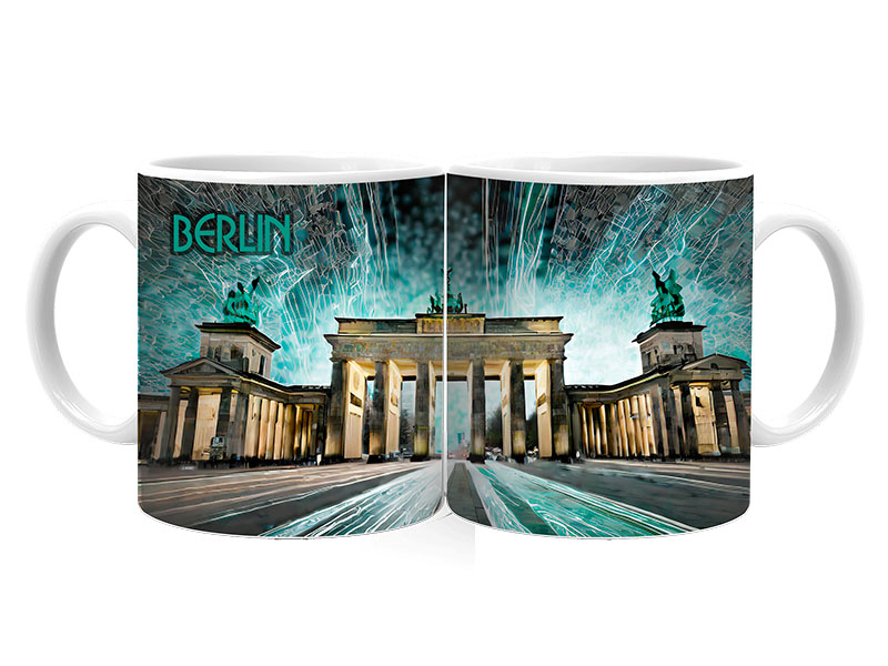 Souvenir Foto Keramik Tasse Berlin Ø8x9,5cm Souvenir Foto Keramik Tasse Berlin Ø8x9,5cm