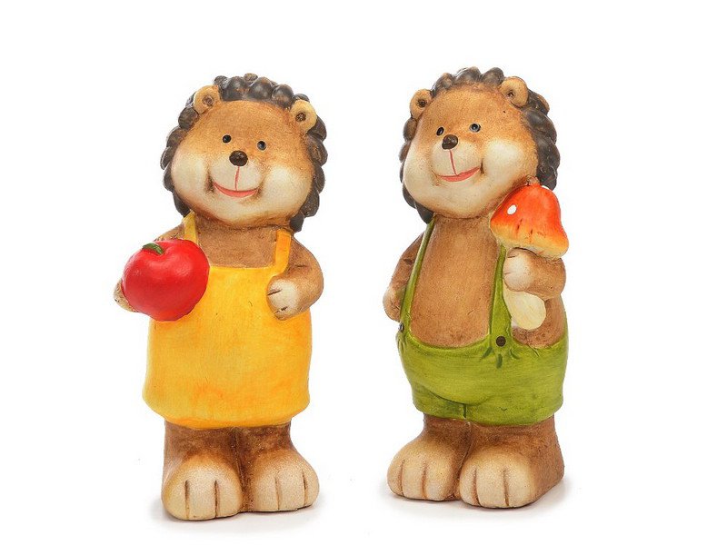 17346 Keramik Igel stehend