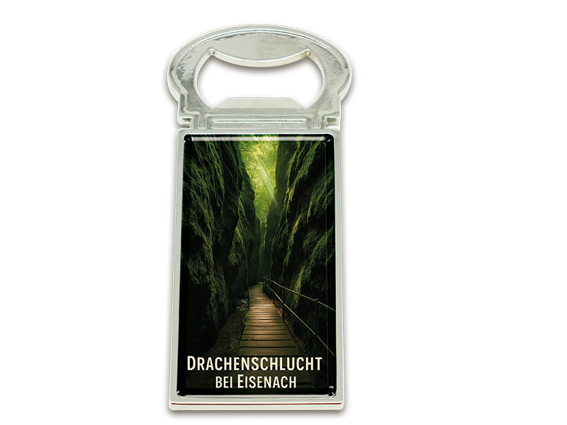 Souvenir Kapselheber Magnet Eisenach aus Metall 3x9cm