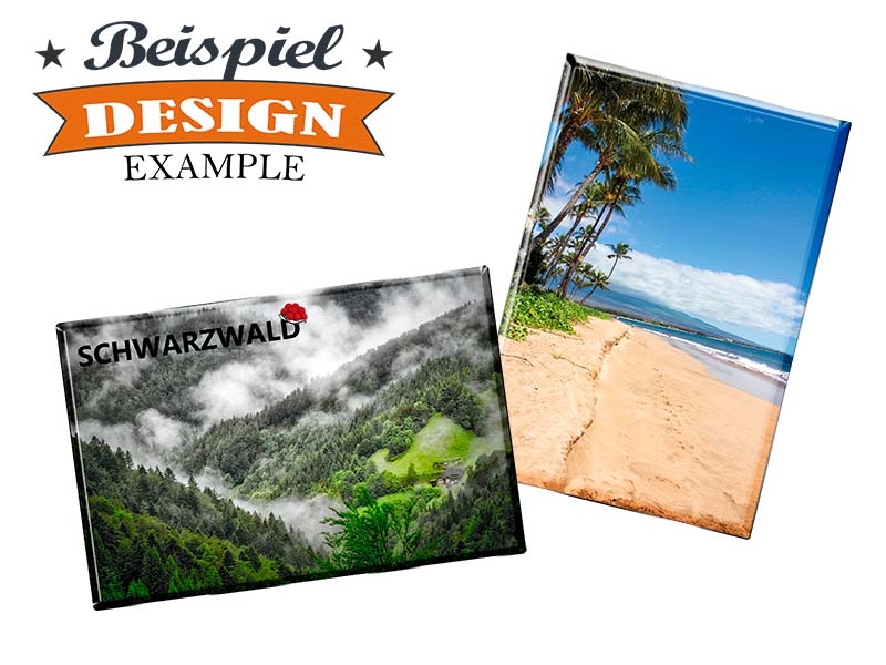 16742-2 Foto Magnet Rechteck eigenes Design