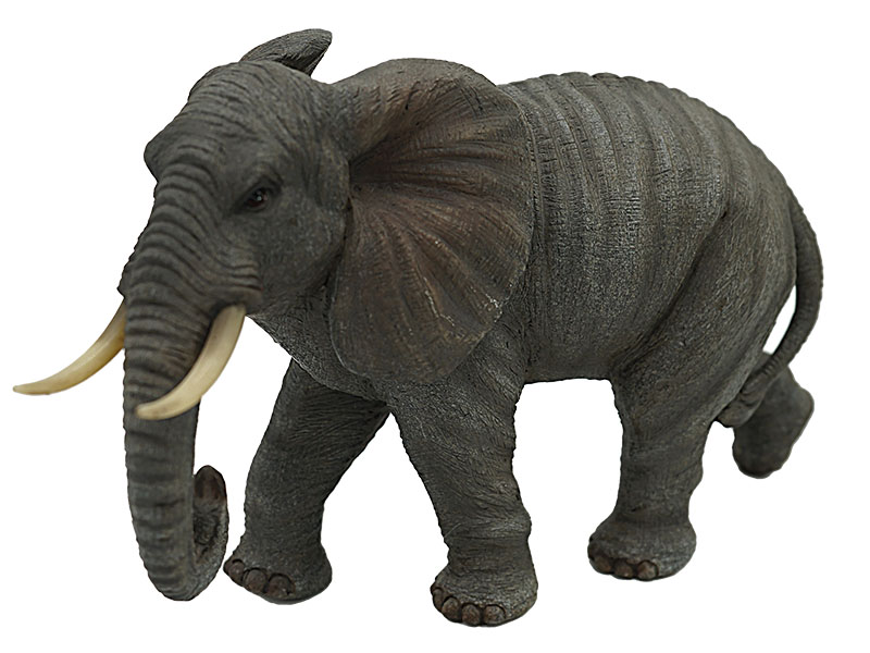 Poly elephant 26x11x15cm   