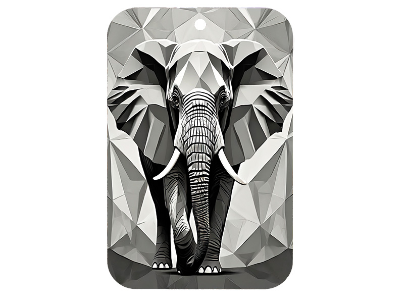 Lufterfrischer Elefant, 3 Düfte sort., 10x6,5cm   
