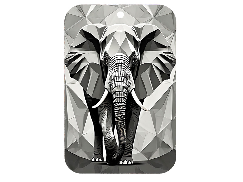 Lufterfrischer Elefant, 3 Düfte sort., 10x6,5cm    Lufterfrischer Elefant, 3 Düfte sort., 10x6,5cm