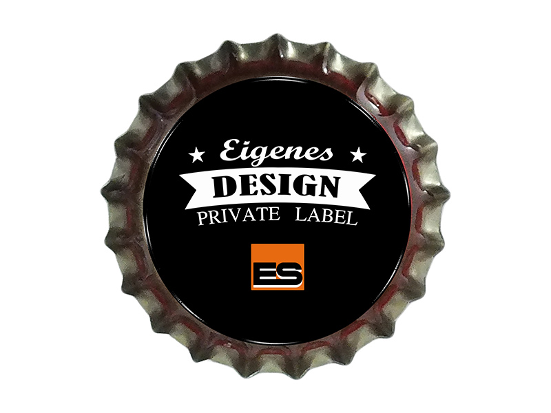 16615-0 Metall Magnet Kronkorken eigenes Design