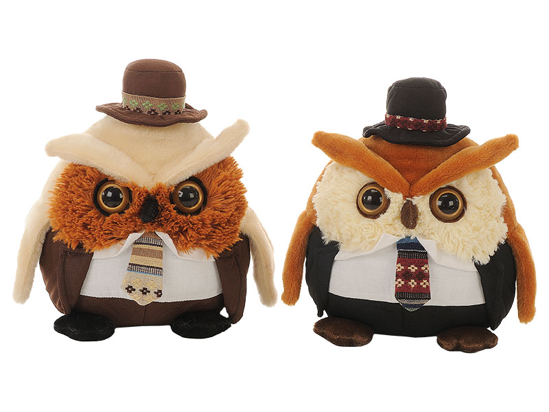 33235 Plüsch Eule Gentleman