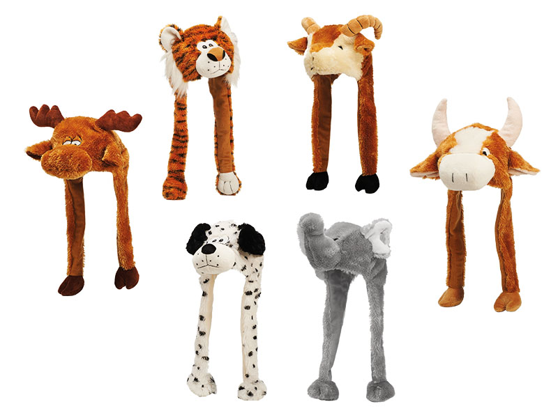 31999-0 Plüsch Mütze Tiere