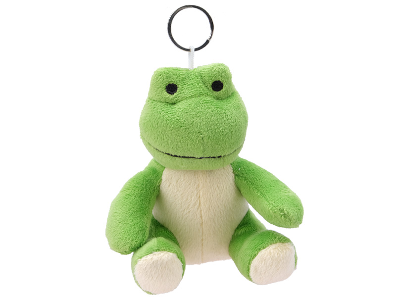 30912 Plüsch Frosch mit Schlüsselanhänger