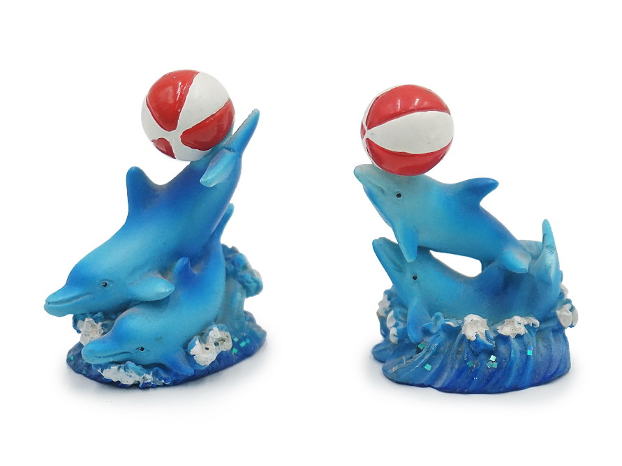 17821 Poly Delfin mit Ball