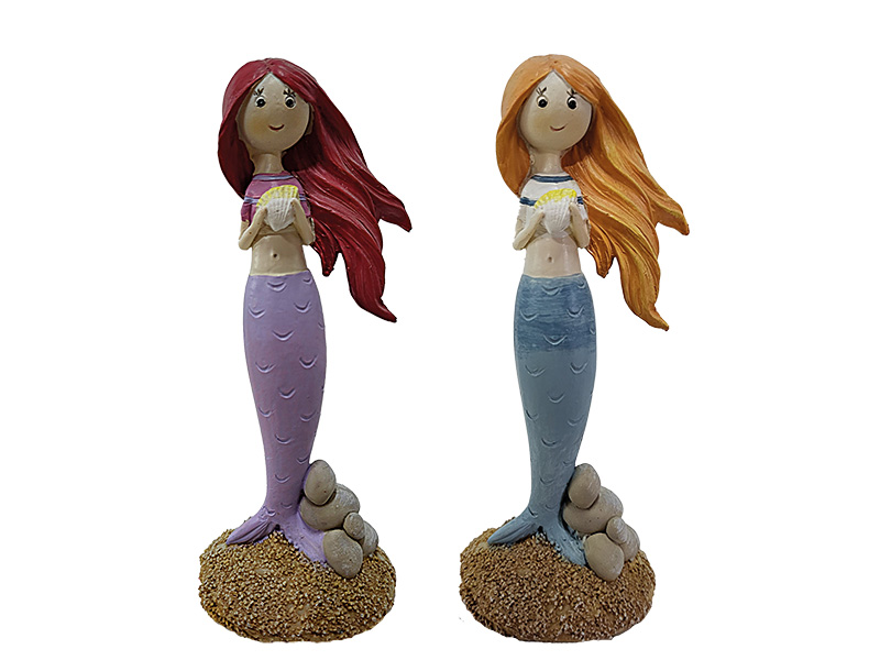 Meerjungfrau aus Poly, 6x5x14cm    Meerjungfrau aus Poly, 6x5x14cm