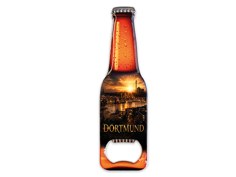 Souvenir Magnet Kapselheber Bierflasche Dortmund 13x4cm