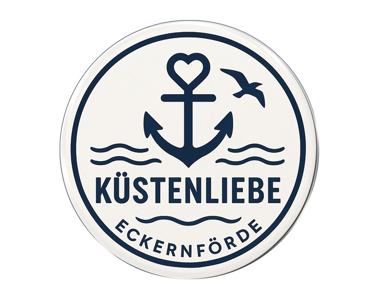 Souvenir Foto Magnet Eckernförde Ø7cm