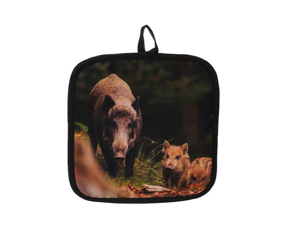 60344 Topflappen Wildschwein Design