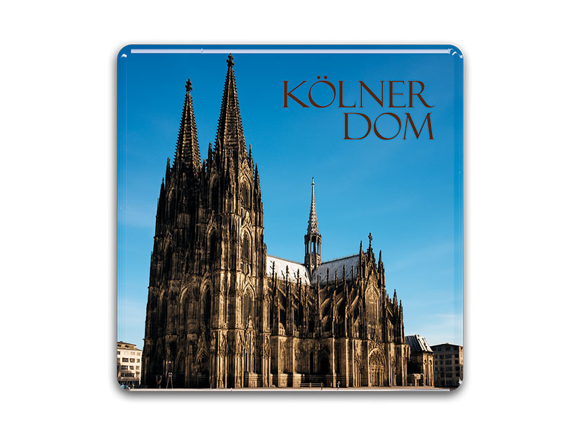 Souvenir Foto Magnet quadratisch Koeln 6,5x6,5cm