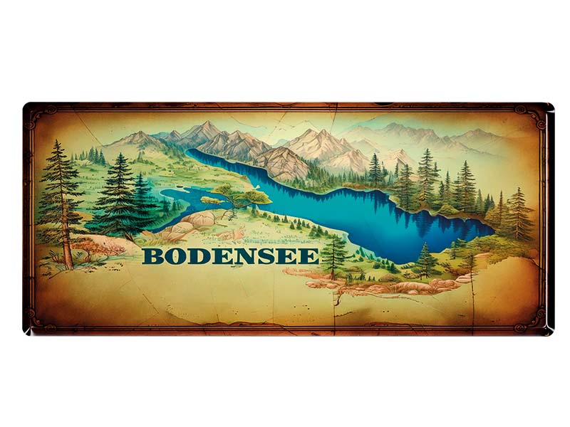 Souvenir Foto Magnet Bodensee 11x4cm