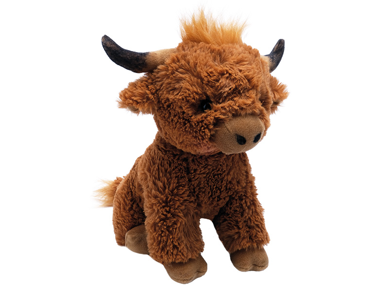 Hochlandrind aus Plüsch 26x19x30cm
