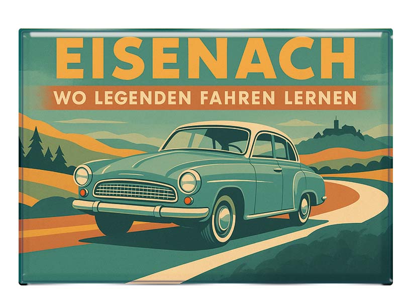 Souvenir Foto Magnet Eisenach 9,5x6,5cm