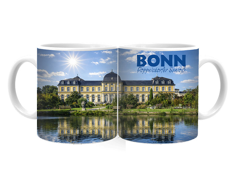 Souvenir ceramic mug  Bonn Ø8x9,5cm