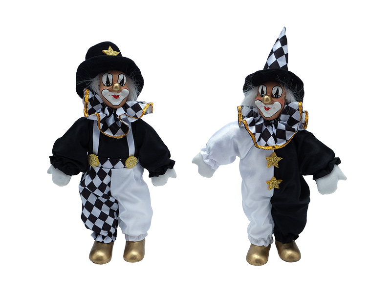 Clown aus Poly 10x4x24cm