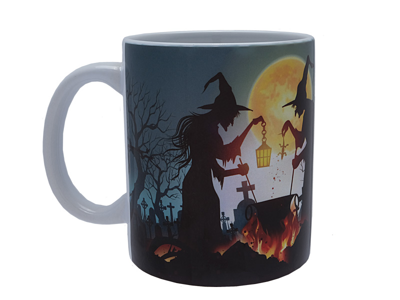 16823-0 Foto Keramik Tasse Hexen