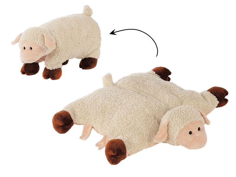 Kissen Schaf aus Plüsch 56x50x12cm    Kissen Schaf aus Plüsch 56x50x12cm