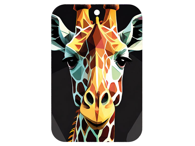 Lufterfrischer Giraffe, 3 Düfte sort., 10x6,5cm   