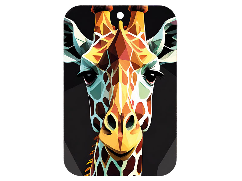 Lufterfrischer Giraffe, 3 Düfte sort., 10x6,5cm    Lufterfrischer Giraffe, 3 Düfte sort., 10x6,5cm